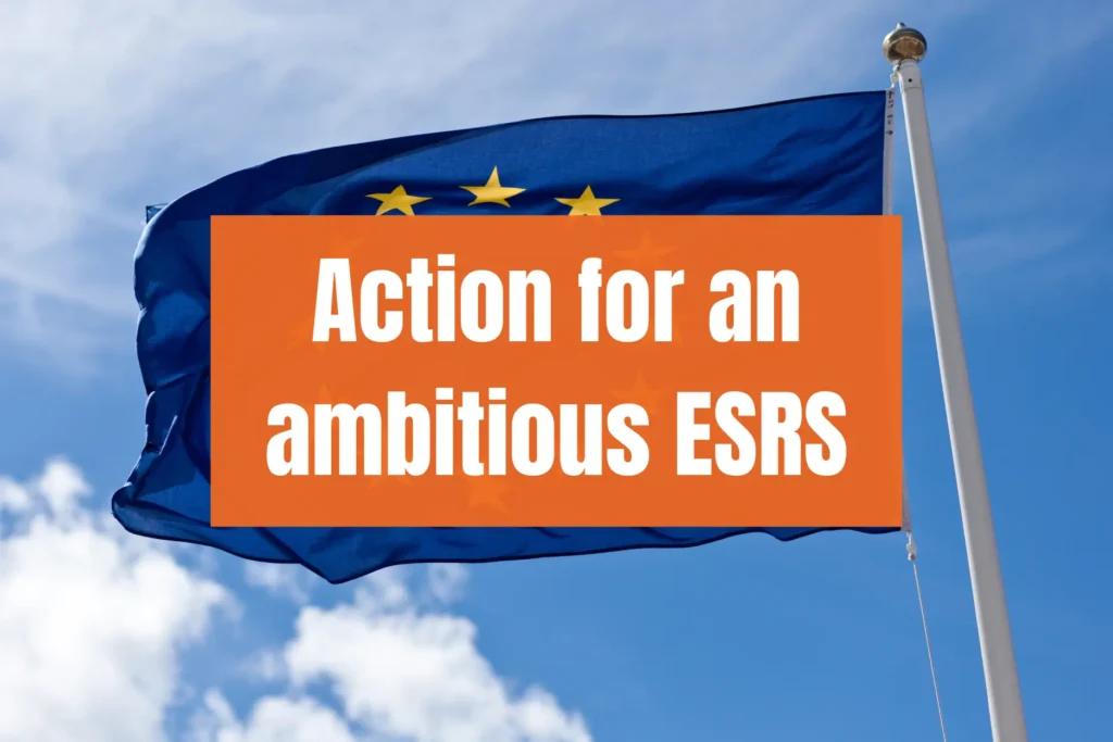 Count what counts, and save what matters: Action for an ambitious ESRS