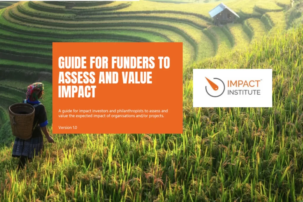 Impact Institute presents a guide for investors and philanthropists to measure their impact